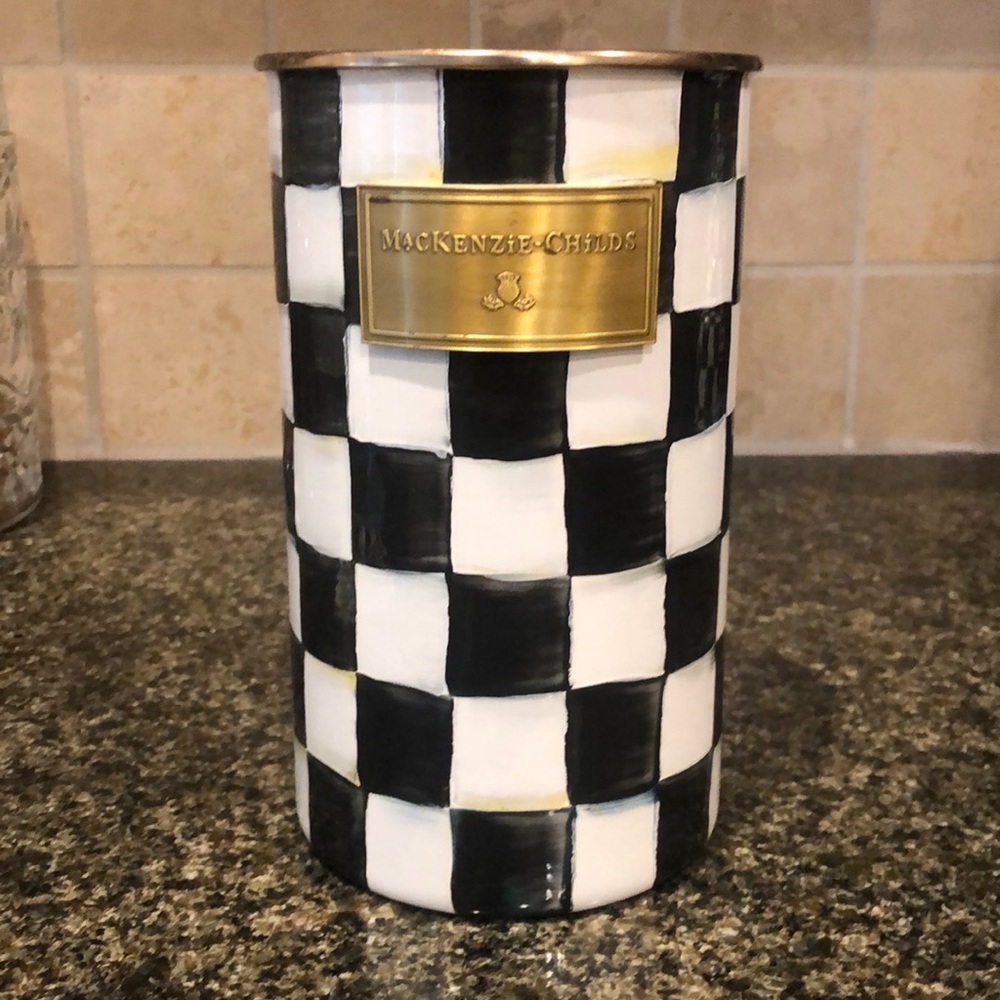 MacKenzie Childs utensil holder